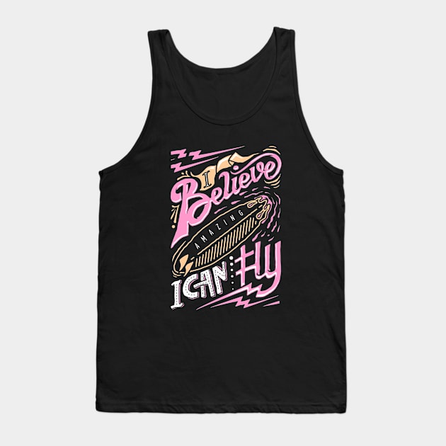 i believe i can fly Tank Top by sober artwerk